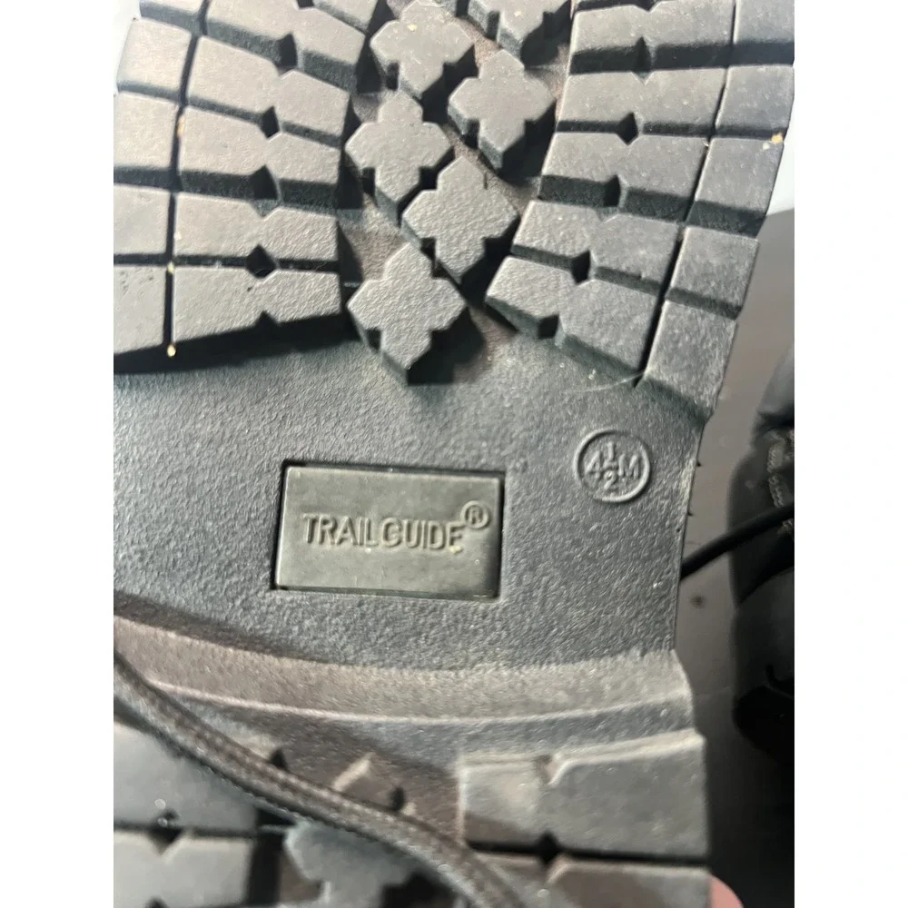 Trail Guide Black Work Boots Size 4.5M Men's Women's Utility Shoes Made in China